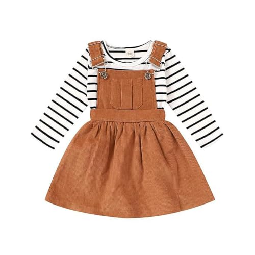 #ColaboraciónPagada<br>Conjunto Niñas Pequeñas Falda Peto Plisada con Forma de Corazón y Camiseta