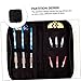 Parliky Portable Darts Storage Bag Compact Oxford Cloth Darts Pouch for Outdoor Use Durable and Lightweight with Extra Compartment Secure Elastic Band Zipper Closure Black