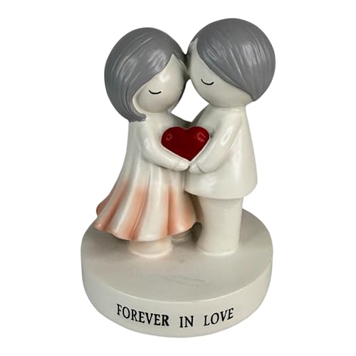 Top Brass Forever in Love Romantic Resin Figurine – Sentimental Couple Statue for Valentine’s Day, Anniversary, Wedding or Engagement Gift – Elegant Tabletop Home Décor Top Brass Forever in Love Romantic Resin Figurine – Sentimental Couple Statue for Valentine’s Day, Anniversary, Wedding or Engagement Gift – Elegant Tabletop Home Décor