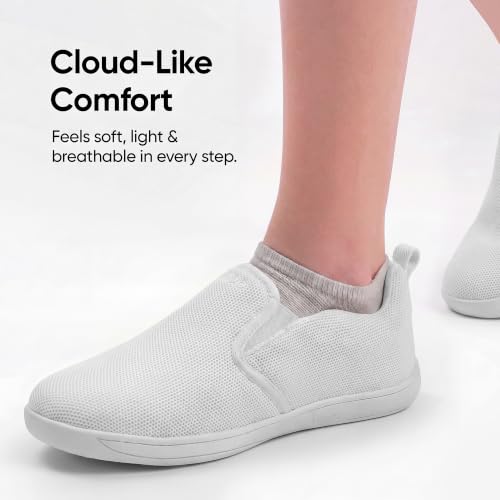 Image of Frido Cloud Comfort Walking Shoes for Women | Zero-Drop Barefoot Design with Wide Toe Box | Lightweight Breathable Comfort Shoes | Natural Foot Movement | Available in Slip-On & Lace-Up Styles