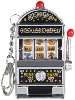 ETOU Mini Slot Machine Keychain (Silver) M.