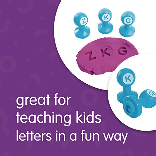 Colorations Alphabet Dough Stampers Set, Uppercase Letters – Set Of 26 Letter Stamps, Fun Abc Learning Tool For Toddlers, Ideal For Classroom And Home Learning #TOP3