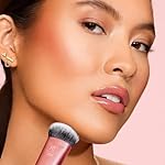 Real Techniques 4 Piece Face Base Makeup Brush Set, For Concealer, Foundation, Contour, & Setting Powder, Makeup Brushes For Blending & Buffing, & Sculpting, Travel Friendly, Gift Set, Cruelty-Free - Image 4