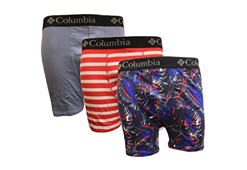 Columbia Printed 360 Stretch Boxer Brief 3-Pack Multi Print MD