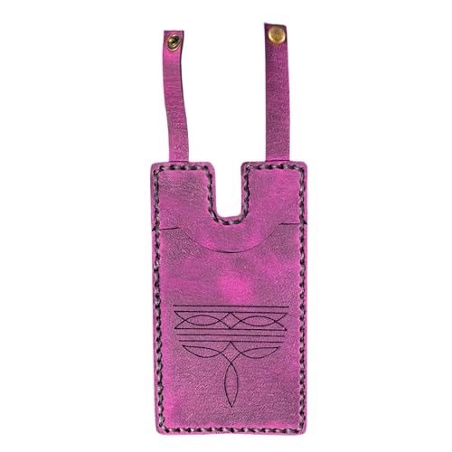 Mwkbbn 2025 Billetera de de Moda, Bota de Artesanal, Titular de la Tarjeta de crédito, Cierre de Snap, compañero de Viaje Ultra Delgado, 7.6x10.2cm, en Efectivo, Llaves, Viajes