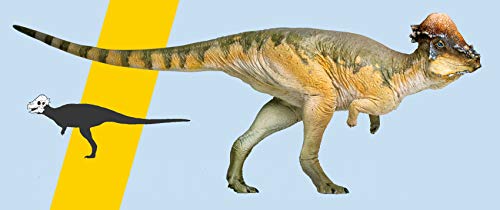 Lana Toys PNSO Pachycephalosaurus Austin Figure Realistic Stygimoloch Pachycephalosauridae Dinosaur PVC Collector Toys Animal Art Model Decoration...