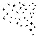 Produktbild WoWer Wandsticker,Gemischte Größe Sterne Wand Aufkleber Kid Aufkleber Kunst Kindergarten Schlafzimmer Vinyl Dekoration Wandtattoo Schneeflocken Stadt Wand Spruch Kinderzimmer Baby Mädchen Jungen