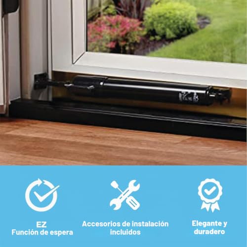 Cierre neumático negro Wright Products V2012BL Tap-N-Go de alta resistencia 5