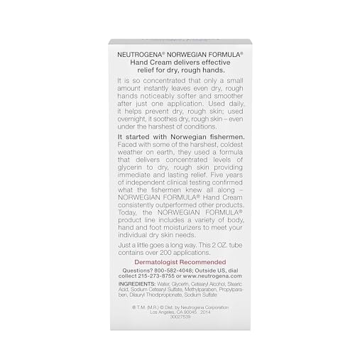 Image of Neutrogena Norwegian Formula Hand Cream Fragrance-Free 2 oz (Pack of 9)
