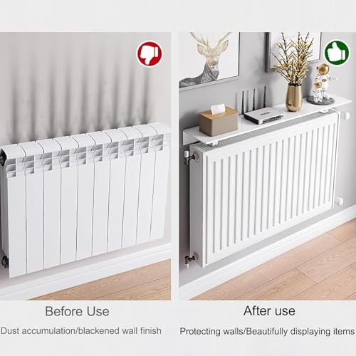 Cache-radiateur Blanc pour Optimiser l'Espace sans Percer Vos Murs - 4