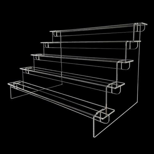Zkbszn Acrylic Display Stand 1-4 Tiers Acrylic Display Risers Display Shelf For Candy Cupcake Jewelry Perfumes Stand Rack