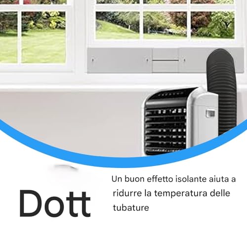 Housse pour tuyau AC portable isolante avec 3 sangles réglables maison