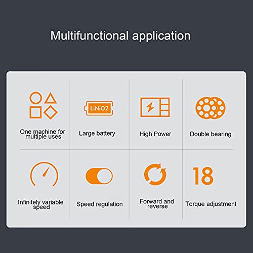 Spacmirrors Handbohrmaschine Elektroschrauber Akku-Elektroschrauber Lithium-Bohrmaschine Haushalt 25V Handbohrmaschine… – Bild 4