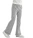 Rolanko Girls Flare Wide Leg Sweatpants Elastic Waist Bell Bottoms Pants for Kids Sweats with Pockets (Grey, 14-16)