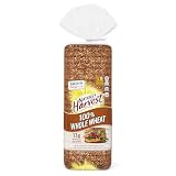 Nature's Harvest 100% Whole Wheat Sandwich Bread, Loaf of with No Artificial, 20 OZ
