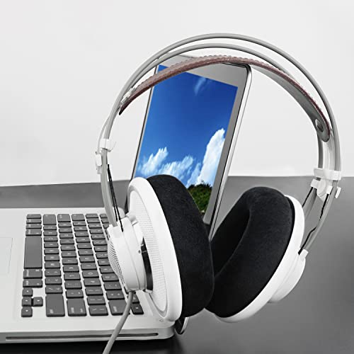 SOULWIT Almohadillas de Repuesto Profesional de Terciopelo para Auriculares AKG K701, K702, Q701, Q702, K601, K612, K712, Almohadillas con Espuma de Alta Densidad - Negro miniatura 3