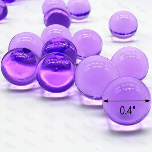 Image of VikriDA 20,000 Gel Blaster Refill Ammo (Pack of 2) | 7-8mm Non-Toxic Water Beads for Gel Guns - Safe for Adults 15+ | Purple