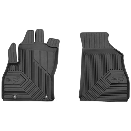 MOTOS Alfombrillas de Goma para Fiat Fiorino III 2007-2016 Mejore la Comodidad de Sus Viajes con la Alfombra Antideslizante Car No.77- Alfombrillas de Coche para Varias Estaciones