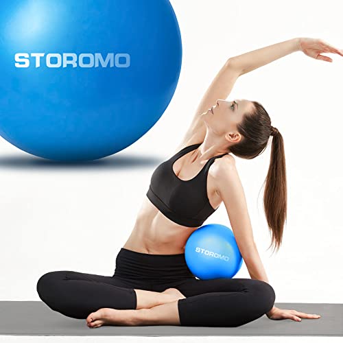 STOROMO Mini bola de exercício, bola de pilates, bola de barra, bola dobradora, bola de exercícios p