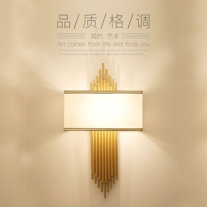 Wall lamp New Chinese Style Chinese Wind Corridor Corridor Living Room Hotel Club Decoration Background Wall Villa Retro Creative