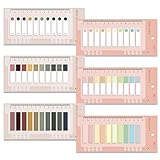 【Juego de notas adhesivas coloridas】Obtendrás: 6 juegos de 1200 notas adhesivas multicolores, cada estilo tiene un color diferente, cada estilo tiene 200 hojas, un total de 1200 hojas. La cantidad es suficiente y el tamaño es moderado, lo que puede satisfacer sus diferentes necesidades.