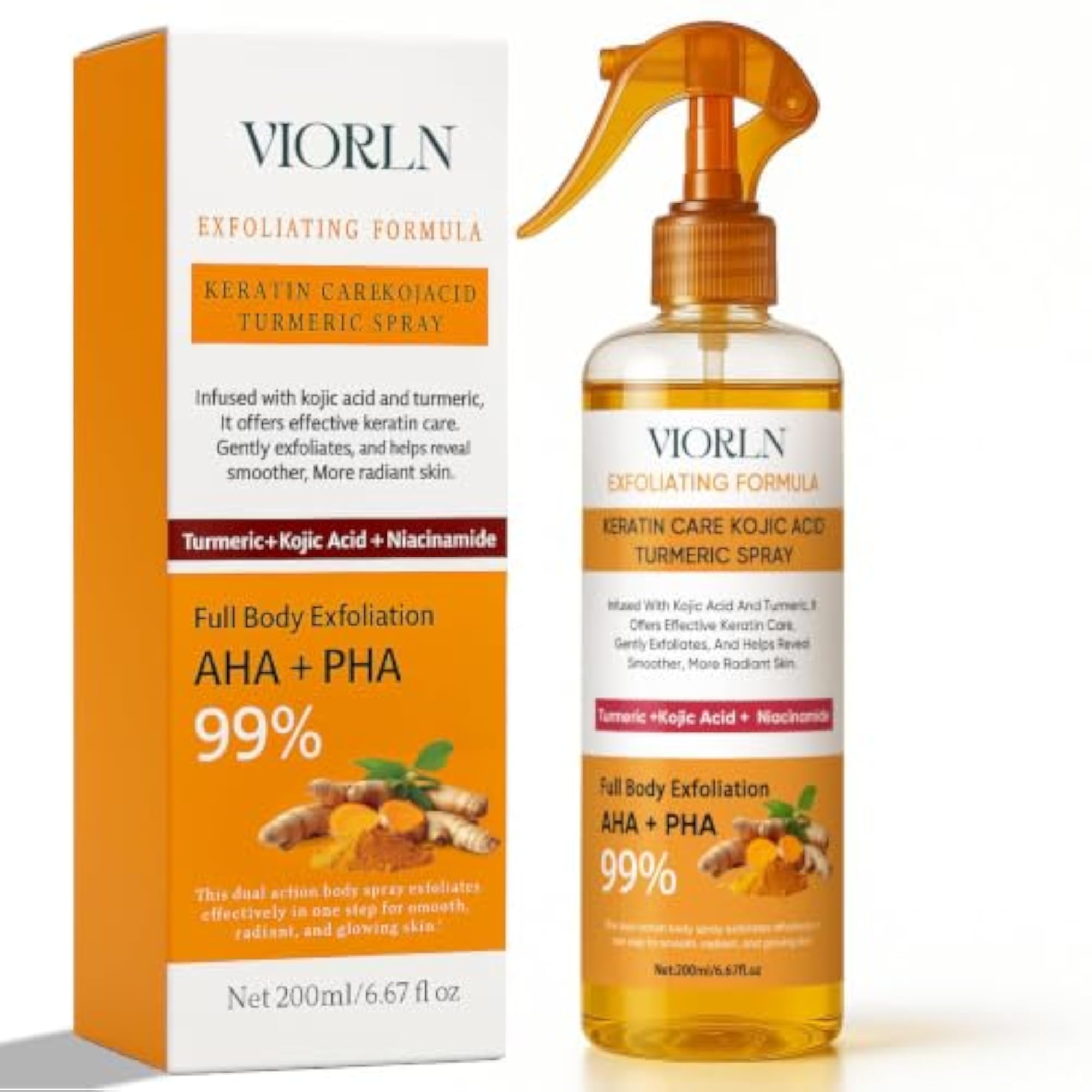 Peel Shot Kojic Acid Turmeric Body Exfoliator Spray