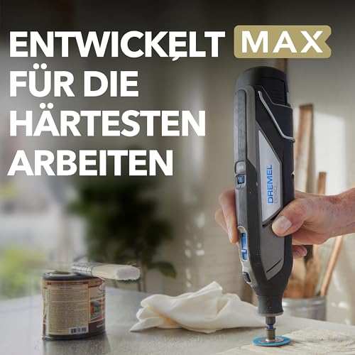 Dremel Max Hochleistungs-Schleifscheibe (SC411DM), 3 Aluminiumoxid-Schleifscheiben mit 3,2 mm Durchmesser für die Formgebung/Glättung von Holz, Kunststoff, Metall. Dremel Max Life