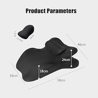 2026 Upgrade for Arcova Sweet Spot Pillow, 27° Angle Perfect Position, Memory Foam Wedge Cushion, Stomach Laying Support Pillow, Couples Deep Support Pillow (A-Black)