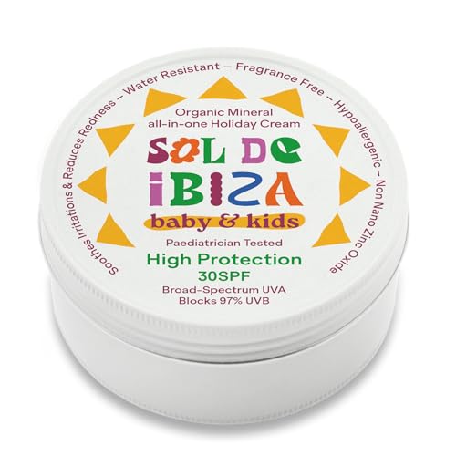 Sol De Ibiza - Mineral Sunscreen SPF30 - Face & Body - Natural In...