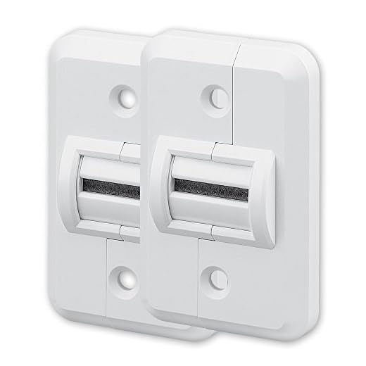 Set: 2 x Energiespar Gurtführung, Bürstendichtung, Einlauf, Nachrüsten, bis 23 mm Breite Rolladengurt, Farbe: weiß, Montage ohne Gurtausbau, Großer Energieeinspareffekt, von EVEROXX®