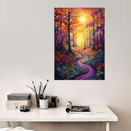 Toile murale SIVAJI 50x70 cm, solution pour murs vides de chambre