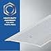 M-D Building Products 68361 Sturdy Aluminum Fluted Saddle Threshold, Mill Finish: Stylish Doorway Transition Draft Protection (1/4-Inch by 4-Inch - 36-Inch) TH041
