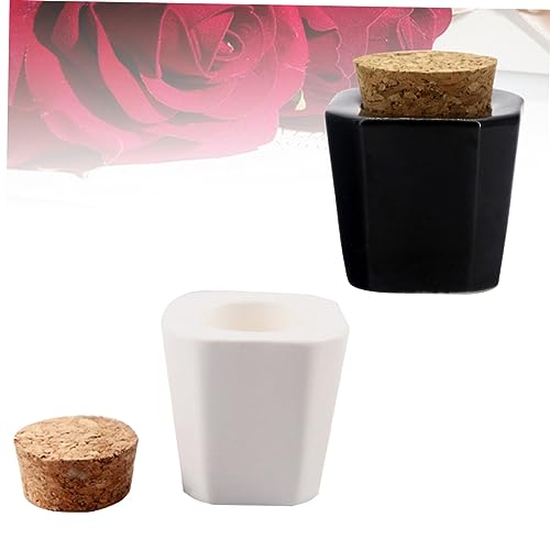 2 piezas tazas líquidas para arte de uñas para manicura miniatura 2