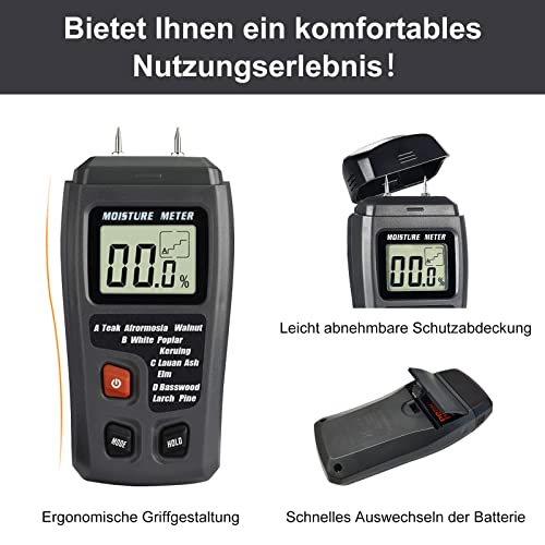 Dienmern Holzfeuchtemessgerät für präzise Feuchtigkeitsmessungen
