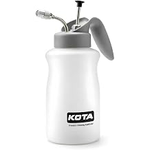 KOTA 1 L Adjustable Hand Pump Pressure Sprayer, Heavy-Duty Multipurpose Bottle for Automotive Solvents, Surface Prep & Car Detailing, Chemical-Resistant PE Construction Cleaning Applicator 75880