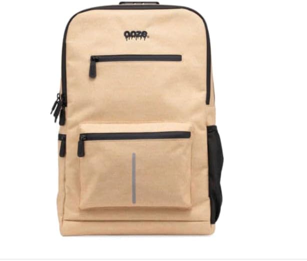 OOZE TRAVELER SMELL Compatible with PROOF LOCKING BACKPACK (Color: Desert Sand)