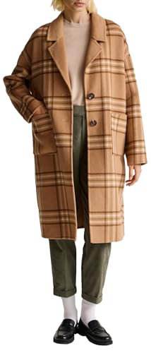 Manteau femme Benetton long chaud parfait pour le bureau et vos sorties citadines