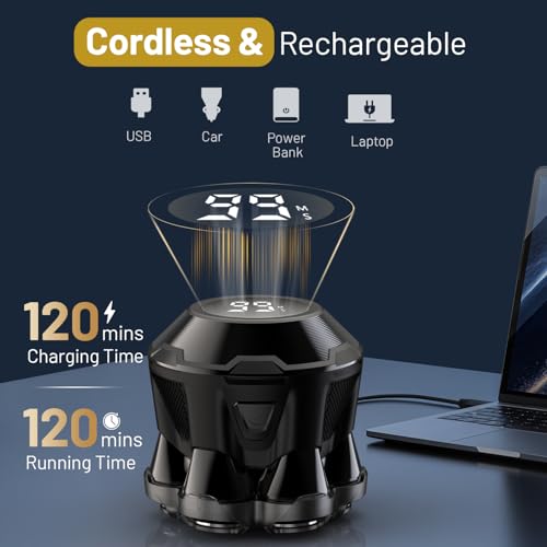 Image of Head Shaver for Bald Men: 7D Electric Bald Razor Cordless