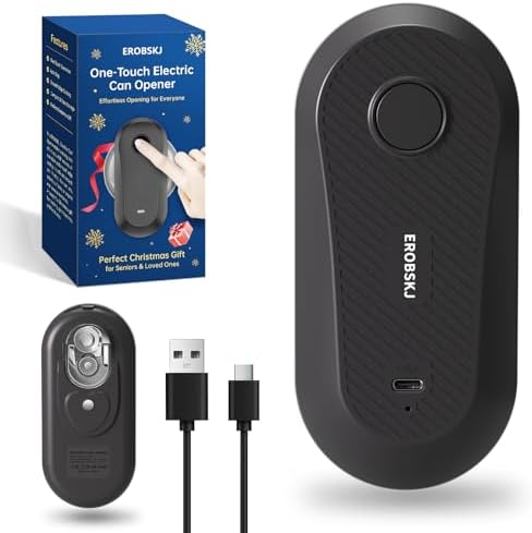 Electric Can Opener, Rechargeable Can Openers for Seniors & Arthr...