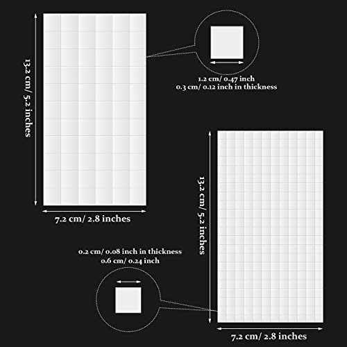 Outus OUTUS-W-ADHESIVE SHEETS-001 8 Sheets Foam Dots Squares 3D Pop Foam Squares Dual-Adhesive Foam Mount thumb #1