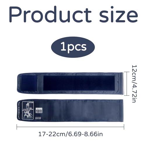 Blutdruckmanschette,17-22cm,Manschette Blutdruckmessgerät,Blutdruckmanschette Oberarm,Manschette Für Blutdruckmessgerät,Kompatibel Mit Den Meisten Blutdruckmessgeräten(Mit 4,6-Mm-Schnittstelle)