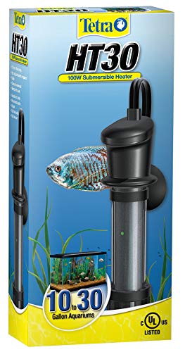 Image of Tetra 26446 HT Submersible Aquarium Heater With Electronic Thermostat, 100-Watt, Multicolor, 10-30 Gallon