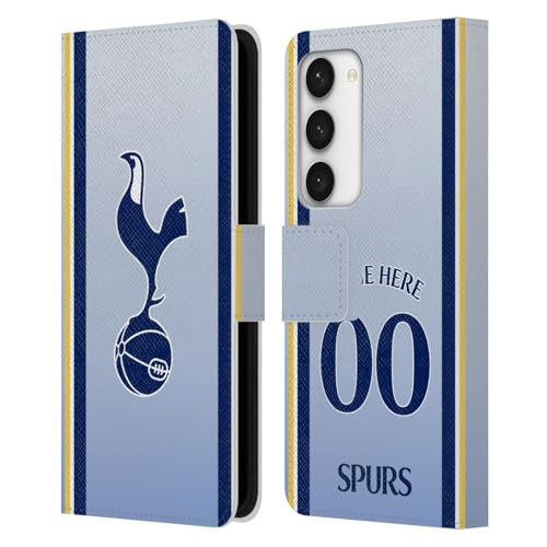 Housse en cuir premium Tottenham Hotspur FC compatible avec Samsung S23 5G