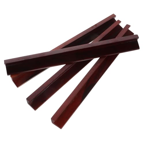 Kisangel Wooden Mahjong Racks, 4-Pack 9.8" Mini Tile Holders for Travel