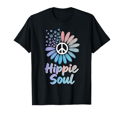 Daisy Peace Sign Hippie Soul Flower Lovers Girl Men Women T-Shirt