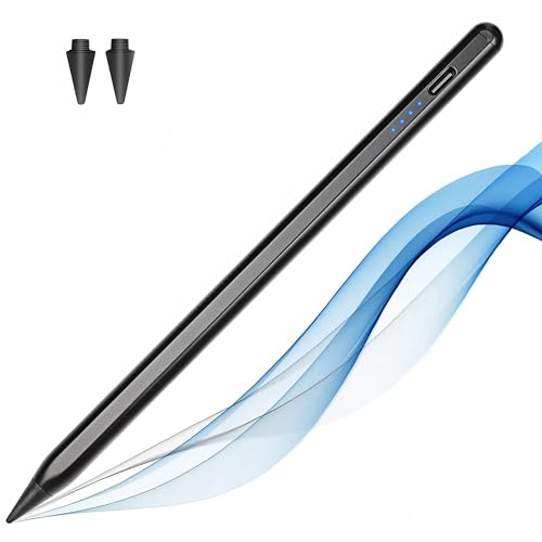 AWZHYDT Stylus Pens for ipad 2018-2025, 30 Minutes Fast Charging iPad Pencil with Palm Rejection, Compatible with i-Pad Air 3-5/11"/13", Mini 5/6, iPad 6-11, Pro 11"/12.9"/13" (Black)