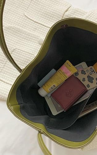Bolso hobo informal para mujer, bolso tote retro de poliuretano suave, bolso cruzado y de hombro, ideal para trabajo o universidad miniatura 6