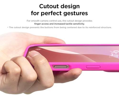 Image of Premium Liquid Silicone Case for iPhone 16 Plus - Slim Full Body Protective Back Cover with Soft Microfiber Lining, Anti-Slip Grip Scratch Resistant Phone Case (Hot Pink)