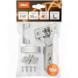 blum 10x CLIP top BLUMOTION Topfscharnier 35mm Eckanschlag vernickelt