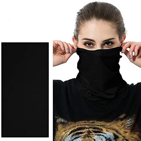 Neck Gaiter Face Mask Black Tube Bandanas Grey Magic Scarf Headband Green Buffs Gator Masks Balaclava Elastic Seamless Multi Headwear Sweatband With Uv Resistant For Yoga Running Hiking Pack Of 10 #TOP2